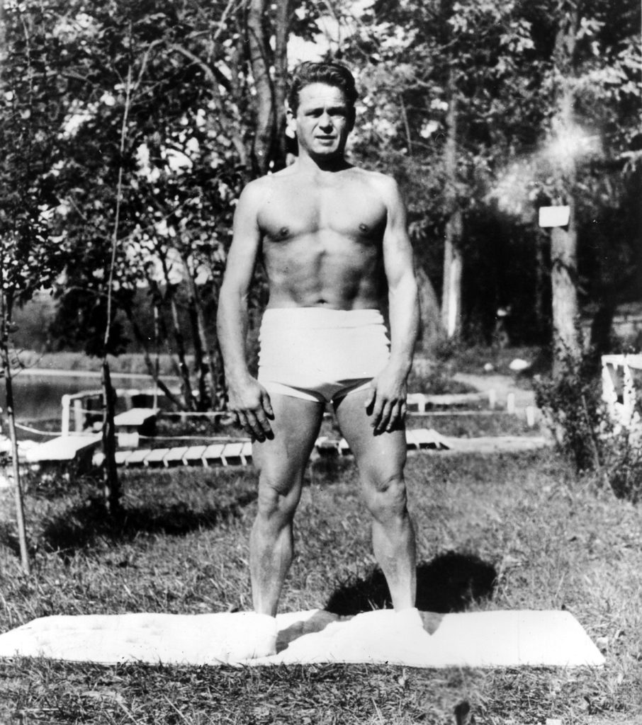 Joseph Pilates and his infamous physique